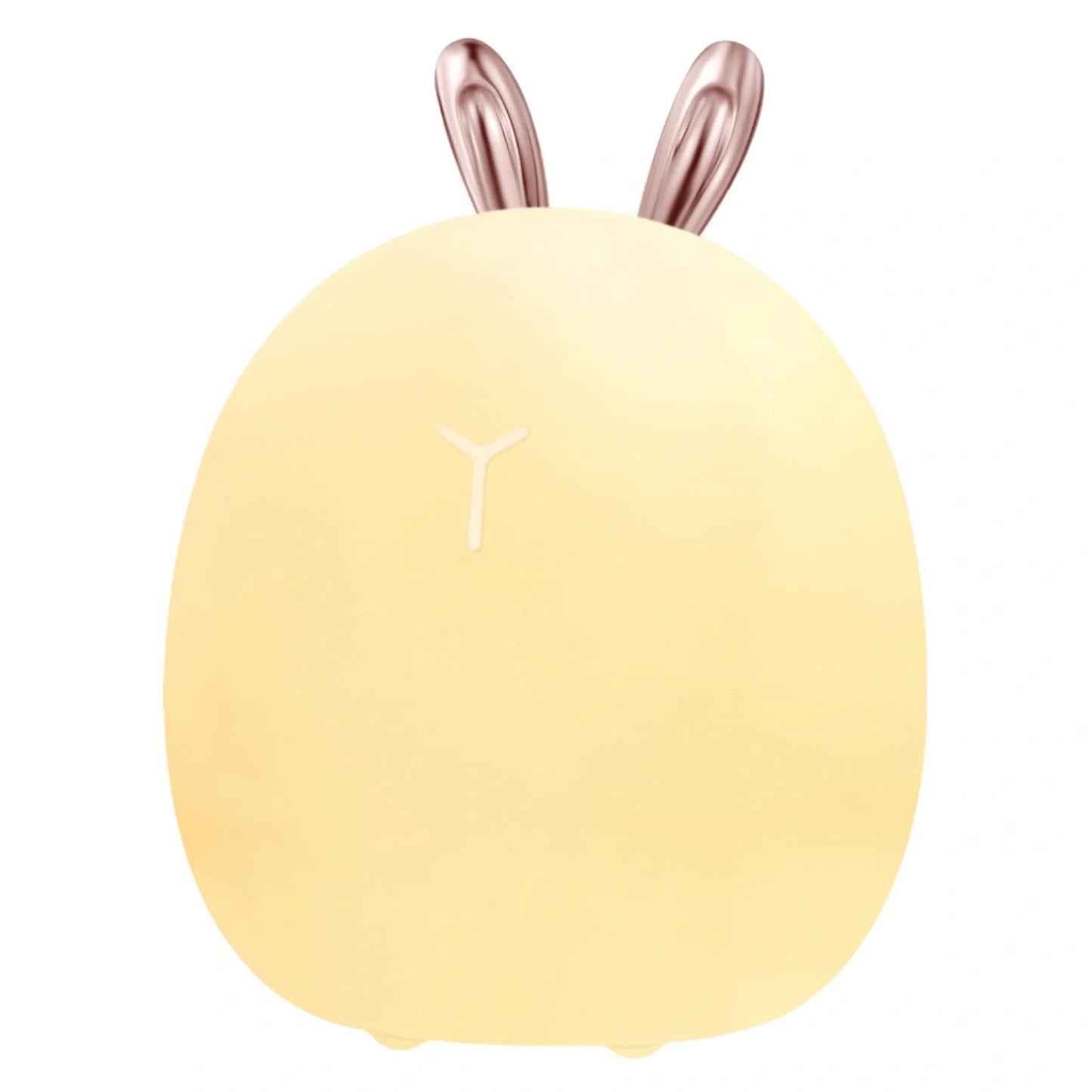 Adjustable silicone baby night light with touch control in adorable deer and rabbit designs