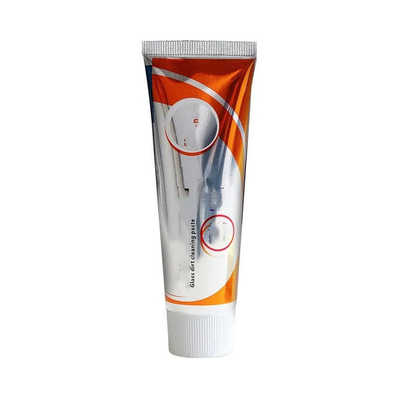 White car windscreen cleaning paste in packaging with 65ml capacity for oil stain removal