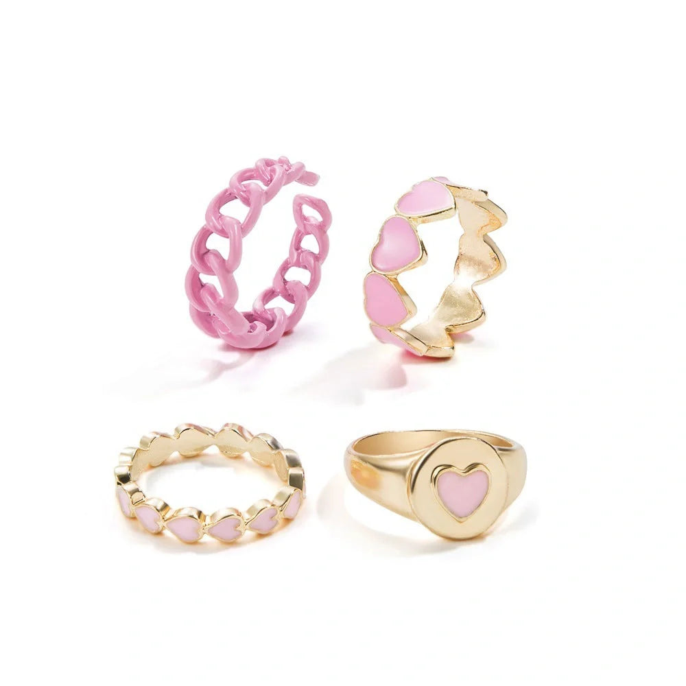 Stylish adjustable butterfly couple rings in punk design, perfect for symbolising love and individuality.