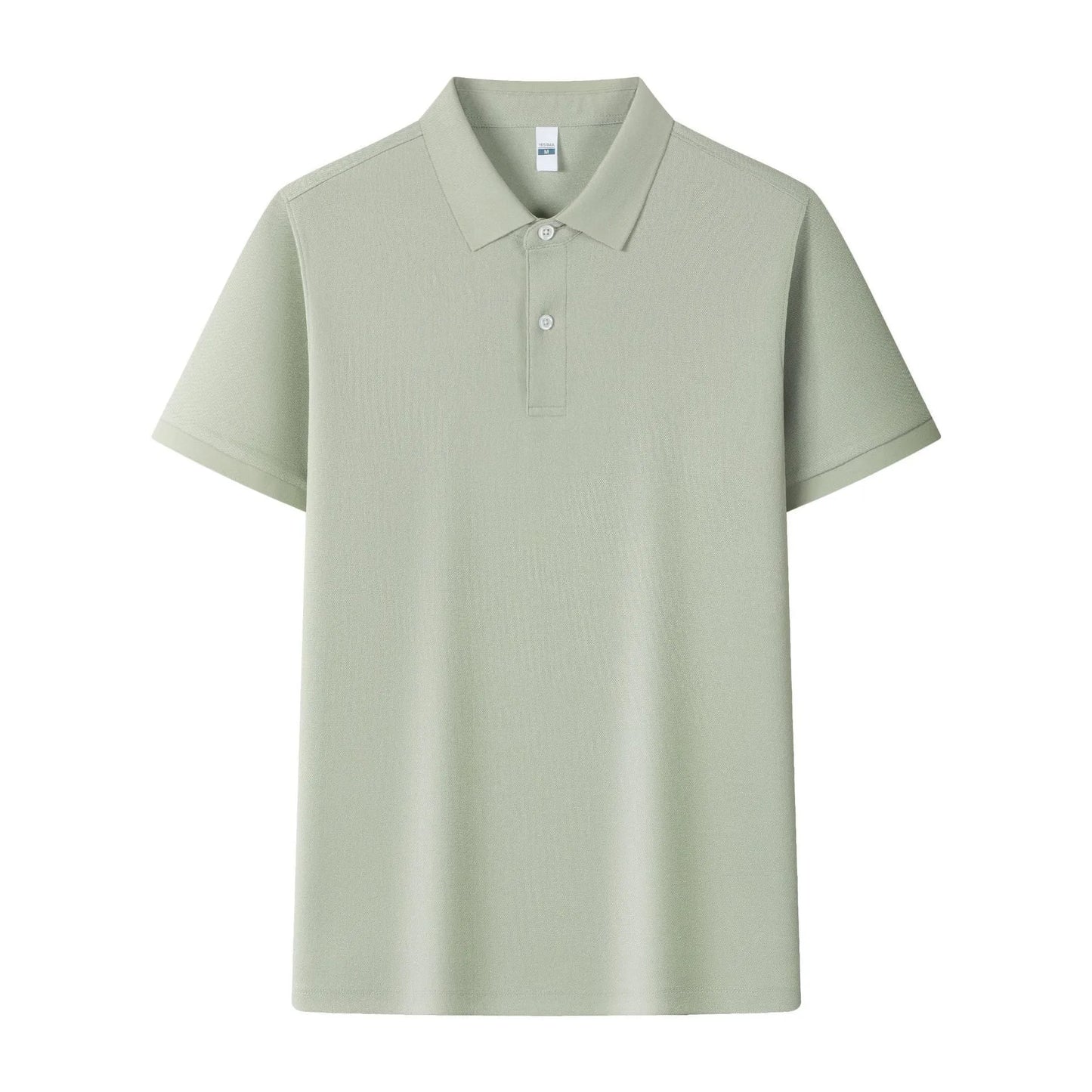 Ice silk cotton polo shirt with lapel collar in various colours for summer business wear