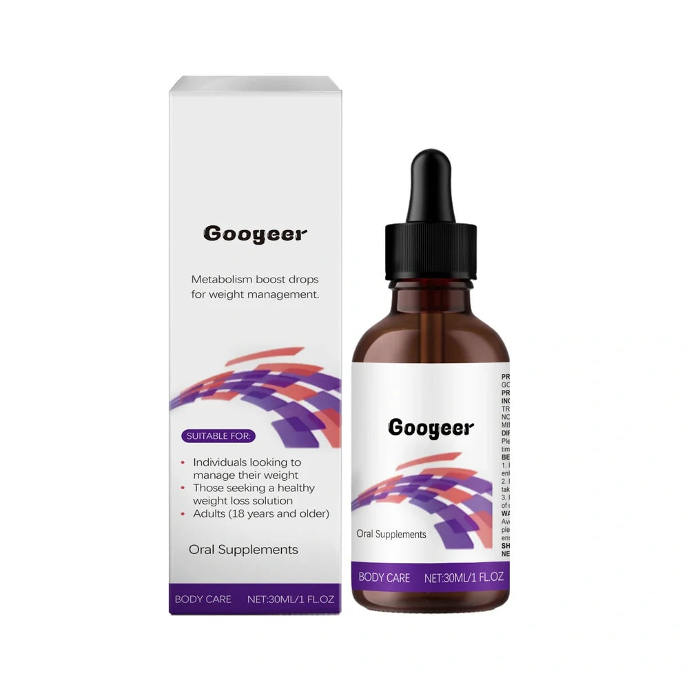 Googeer Oral Supplements Body Treatment 30ml bottle with precision dispenser for controlled application