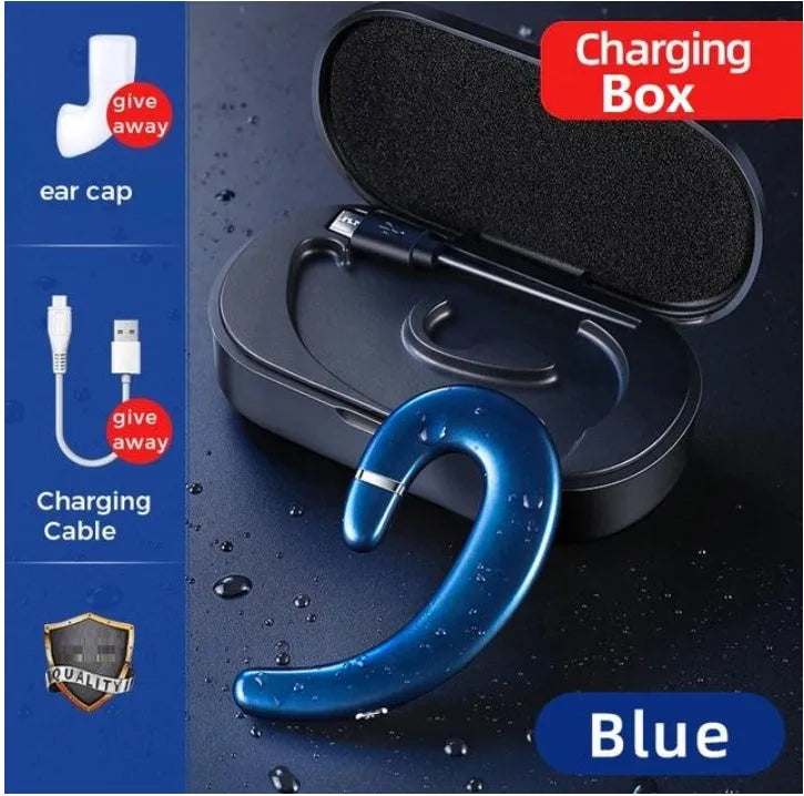 Bluetooth 5.0 headset in black, red or white with 72-hour call and music time and 1500mAh battery.