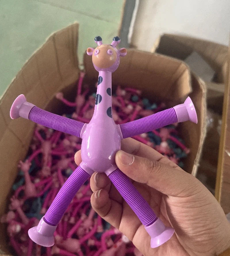 Giraffe Tubes Sensory Toys stretchable fidget toy in various colours