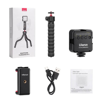 Multifunctional photography and video live VLOG suite with tripod and 2985 colour options