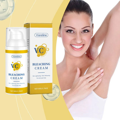 50g skin lightening cream jar with vitamin C and titanium dioxide for pigment treatment