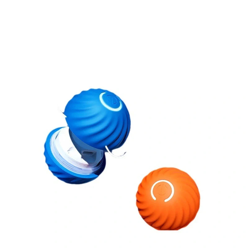 Durable rubber dog ball toys in bright colours for bite resistance and training