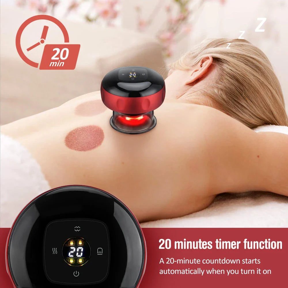 12-Speed Vacuum Massage Cupping Therapy Device for Body Slimming and Cellulite Reduction