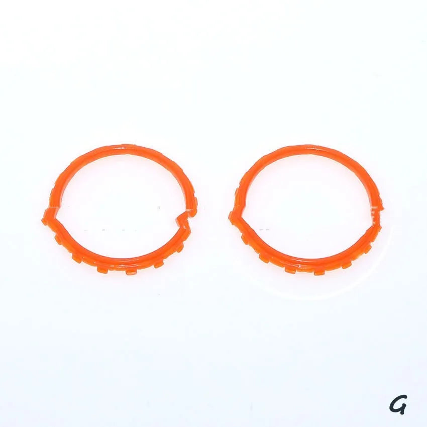 PS5 controller decorative ring in ten colour options including blue, green, pink, purple, red, and yellow
