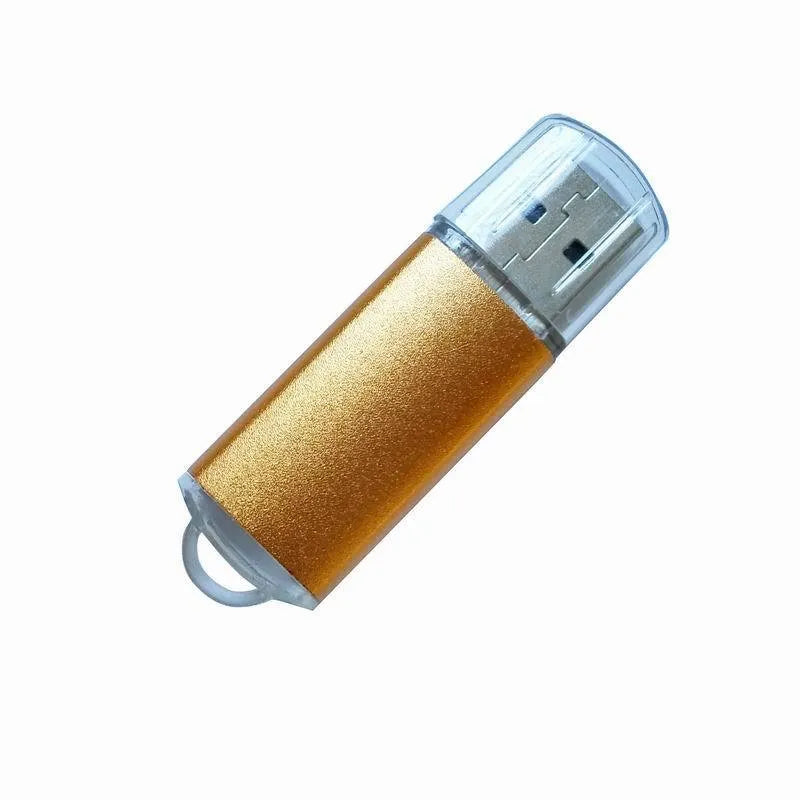 Software encryption USB dongle with metal shell in six colour options showing compact dimensions