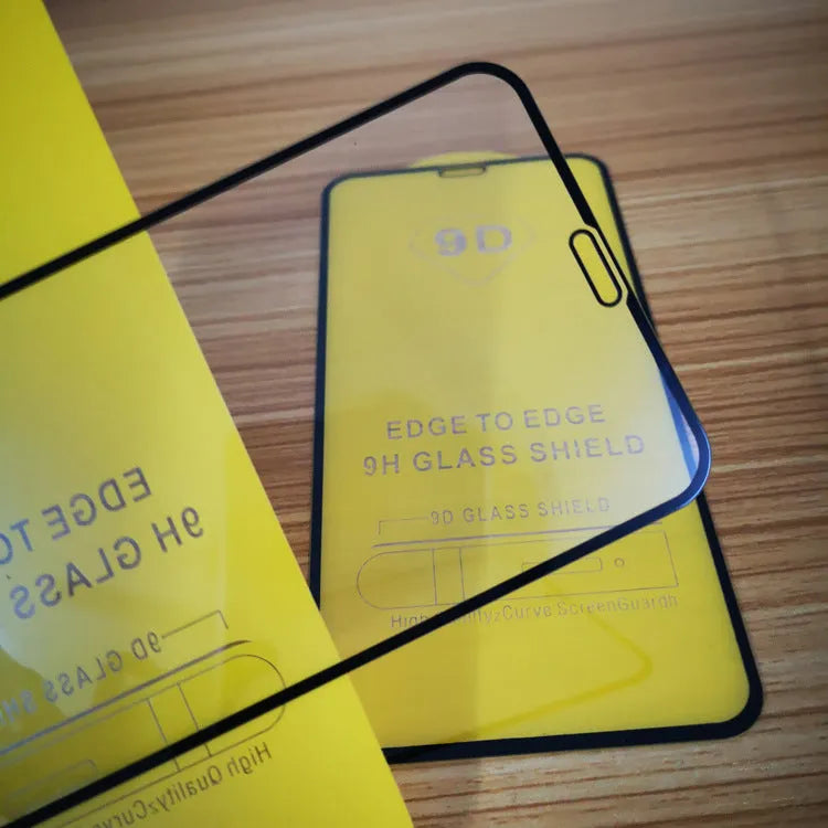Black border tempered glass screen protector for Xiaomi 10lite, 11lite, and 11t Pro phones