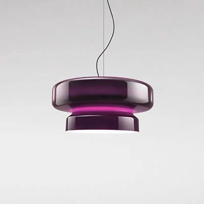 Modern glass chandelier ceiling light with 36cm dimensions in four colour options