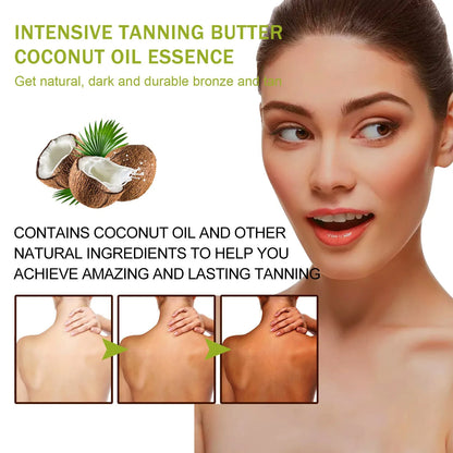 Coconut Help Black Frost 100g outdoor blackening cream container with natural oil ingredients