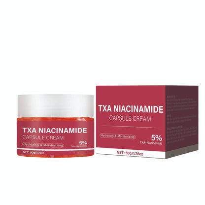 TXA Nicotinamide Capsule Cream 50g container for facial skincare treatment
