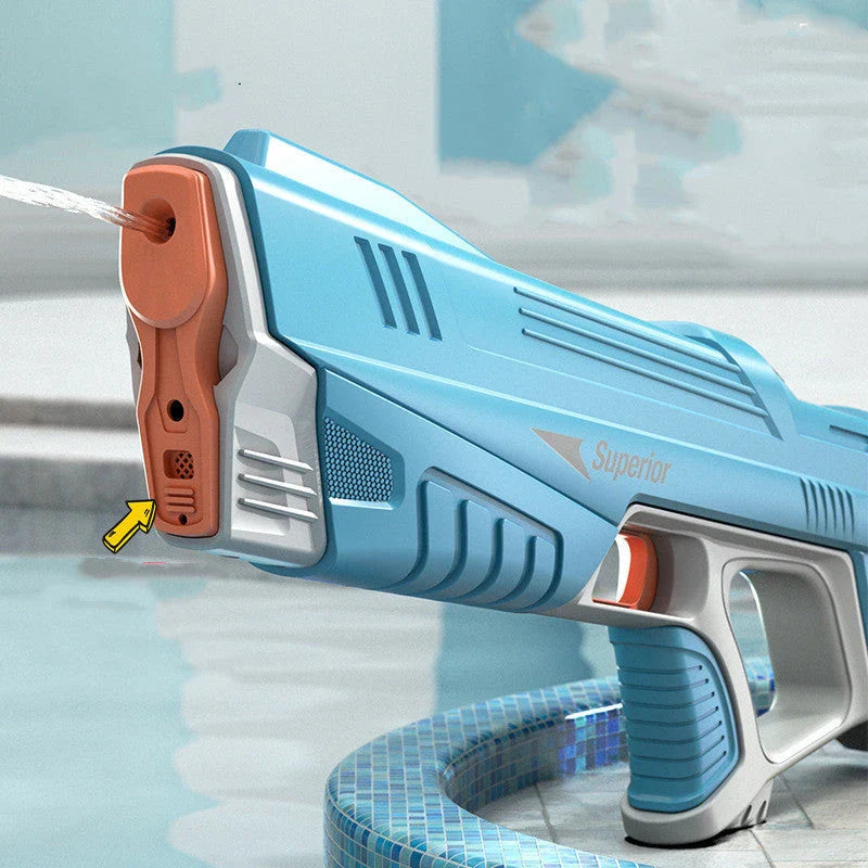 Rechargeable Automatic Water Blaster - Powerful motorized water gun for epic summer water fights and outdoor adventures
