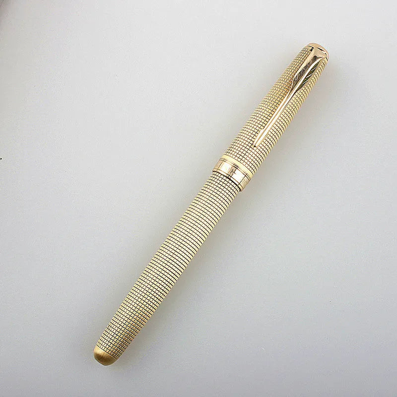 Stainless steel ballpoint pen with 0.5mm nib in a selection of colours including black and silver.