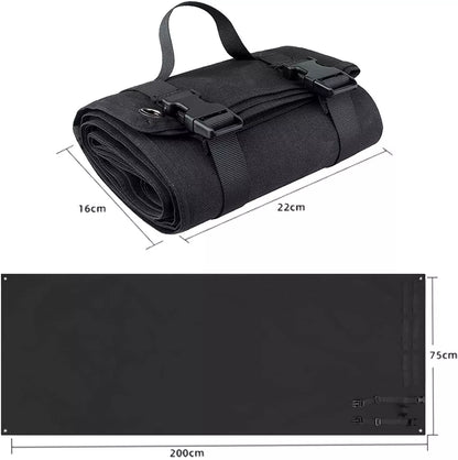 Tactical Camping Shooting Mat in black, army green, CP, and ruins camouflage, waterproof Oxford cloth, 200x75cm