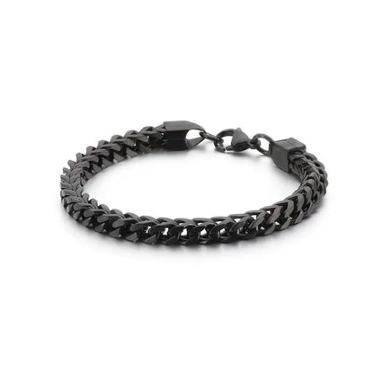 18K gold plated titanium steel hemp flower bracelet for men and women