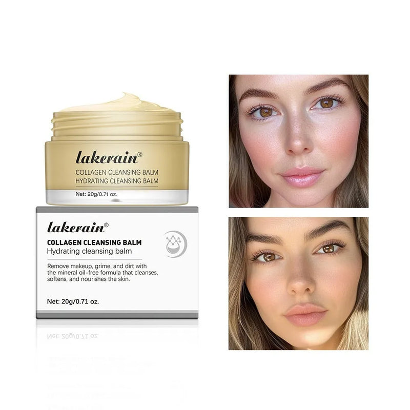 Makeup Remover Facial Cleansing Cream in Original, Rose Fragrance and Fragrance-Free Options - Mild Refreshing 20g Lip and Eye Makeup Cleanser for All Skin Types