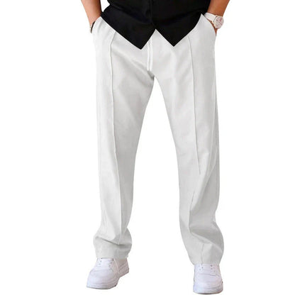 Comfortable and stylish drawstring waist casual pants for men in a variety of colors and sizes