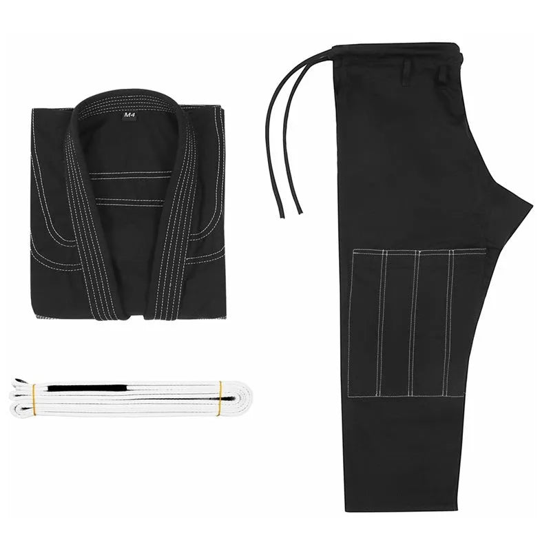 Brazilian Jiu-jitsu Gear Thin Jiu Jitsu Clothing Training Wear: Lightweight cotton blend fabric in five colours with ten size options for judo training.