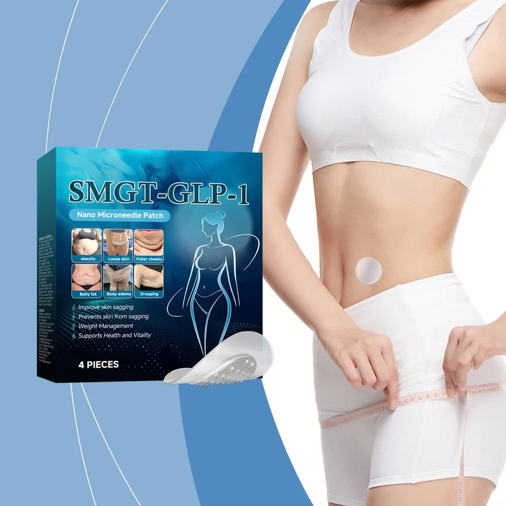 Slimming microneedle patch with botanical ingredients including Paeonia lactiflora root and glucagon-like peptide-1
