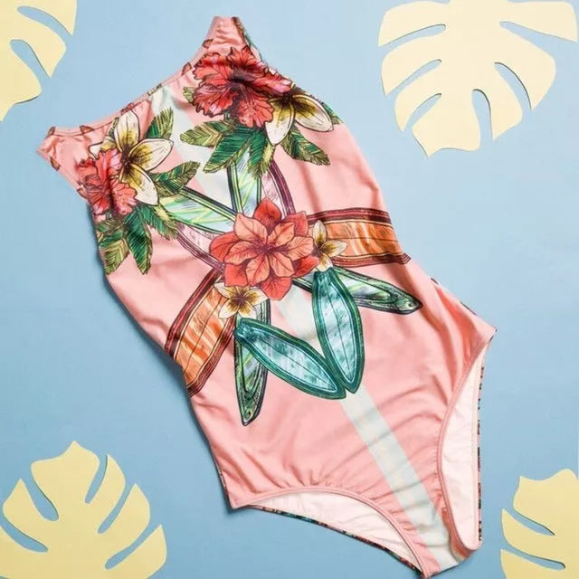 Women's monokini swimwear with steel support in various sizes