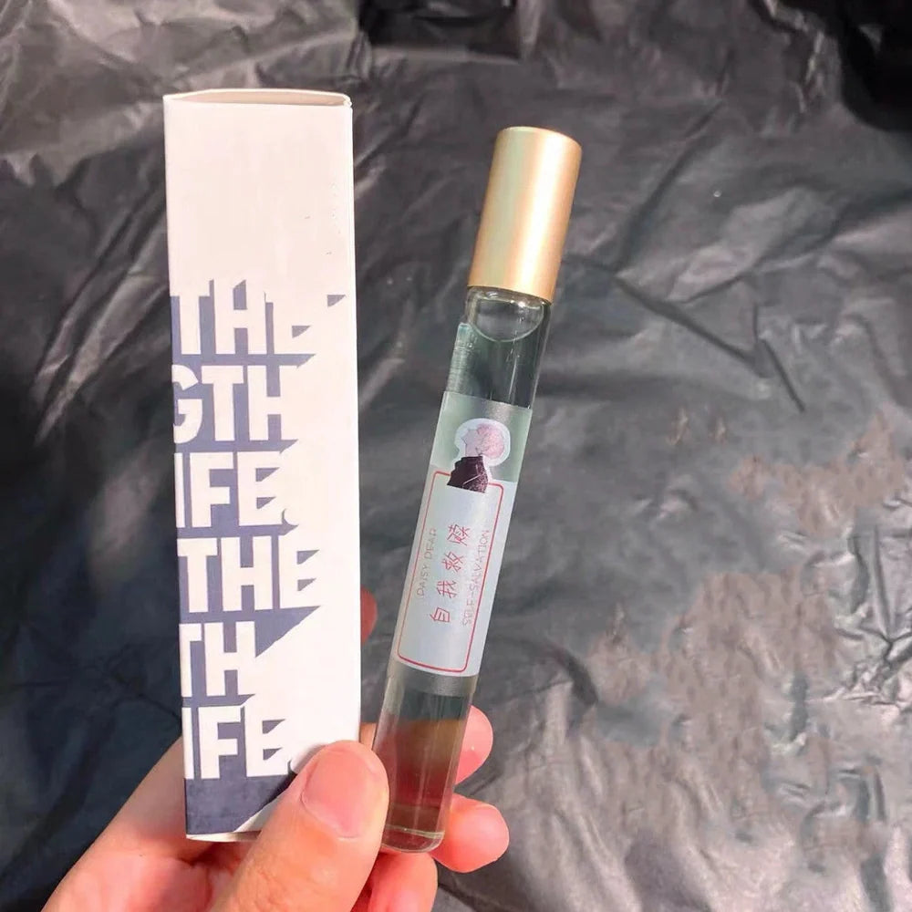 12ml glass rollerball essential oil fragrance bottle with Pure Gardenia label, featuring metal applicator for subtle scent application