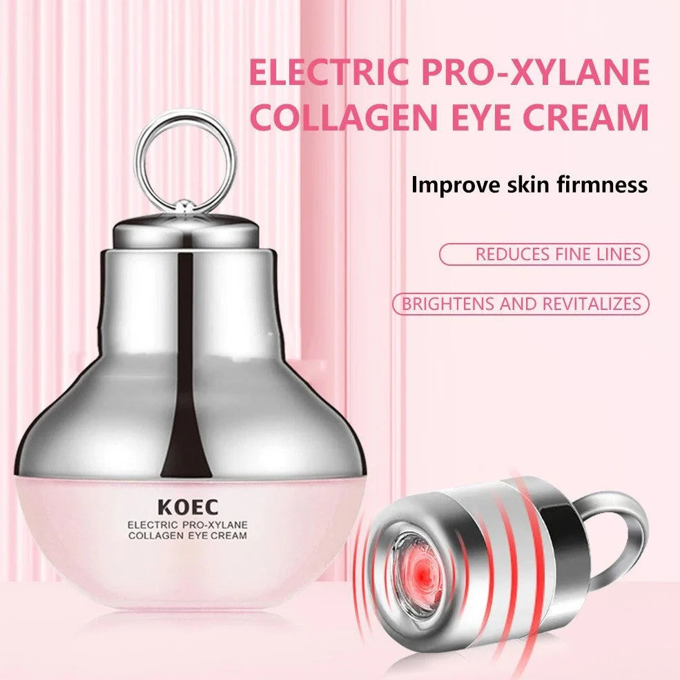 Collagen polypeptide electric eye cream set with neck roller cream for firming and moisturising