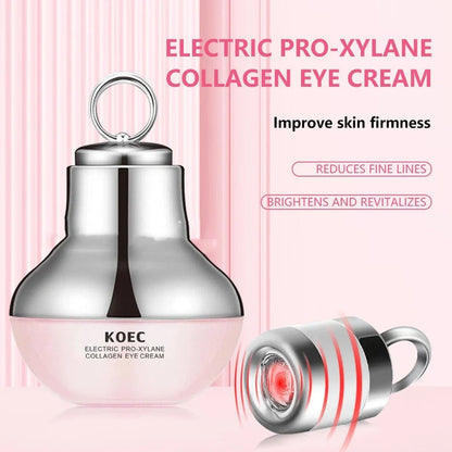 Collagen polypeptide electric eye cream set with neck roller cream for firming and moisturising
