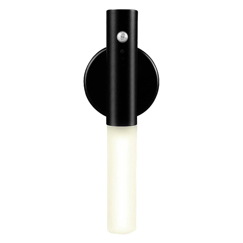 Versatile USB-powered magnetic night light with motion sensor for illuminating hallways, closets, and cabinets