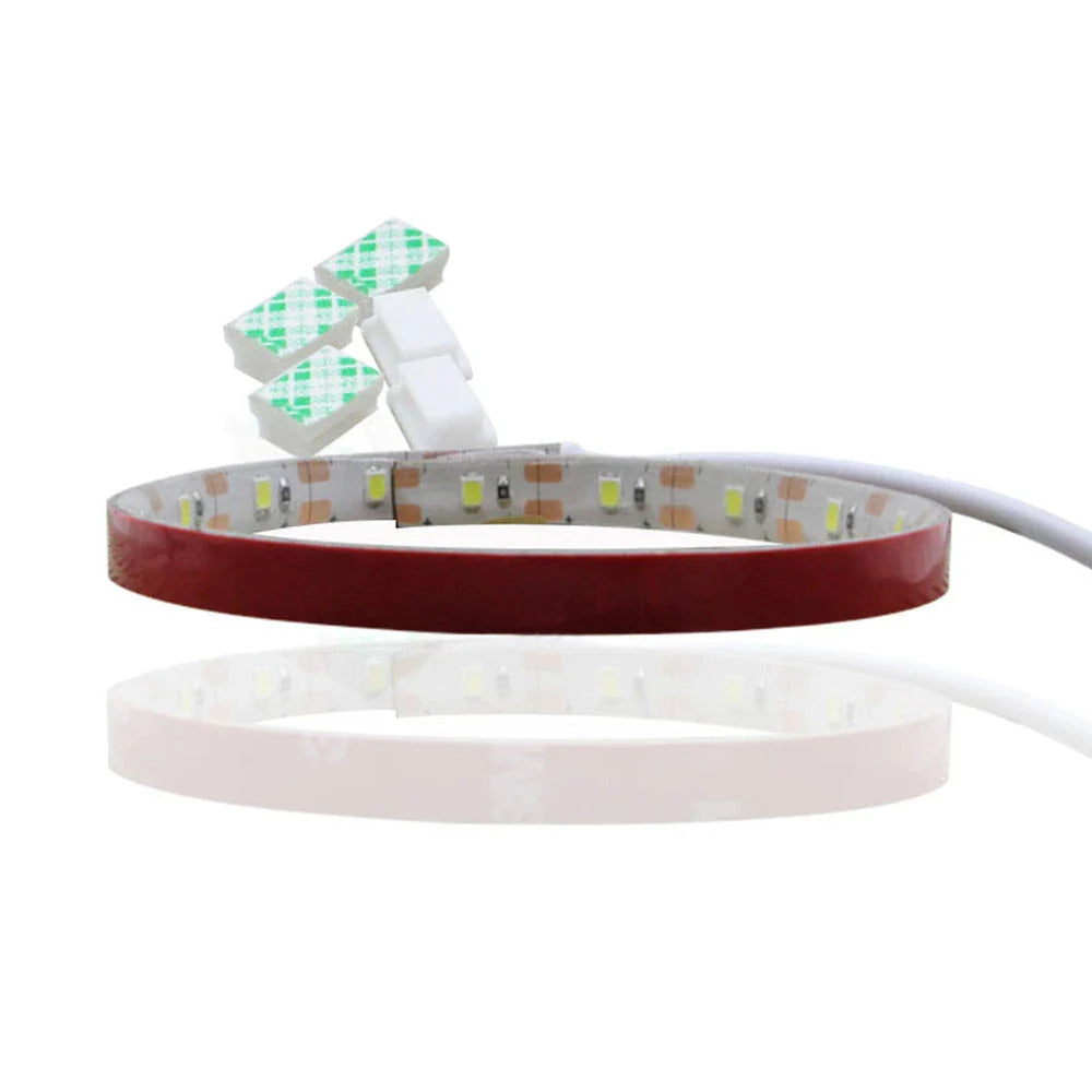 Customizable sewing machine LED light bar with touch-sensitive dimming controls for precise illumination