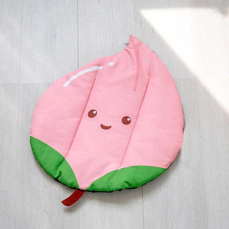 Ice silk pet cooling mat in various fruit designs for dogs and cats