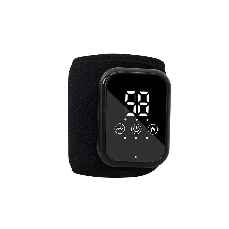 Electric heating ankle sleeve in black or grey colour with USB connection