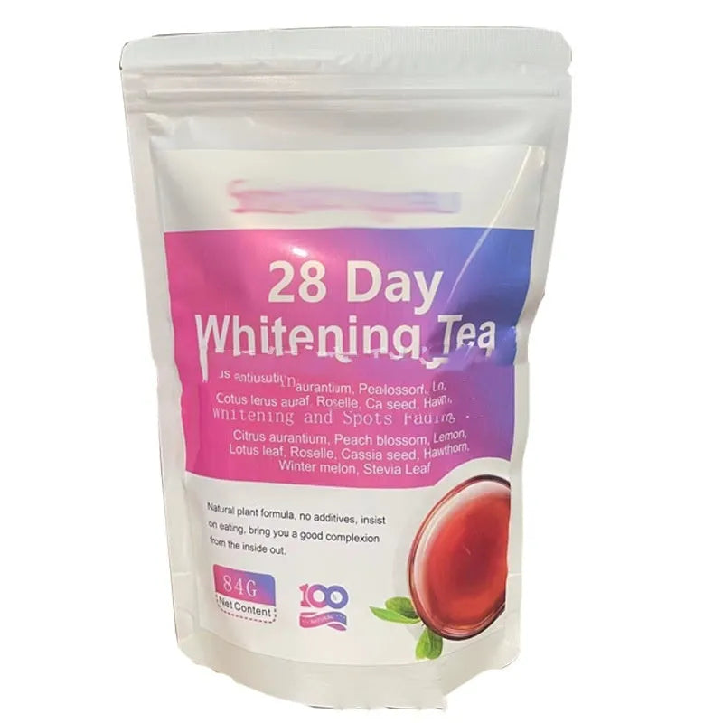 28-day herbal tea collection with multiple blends for women's body care