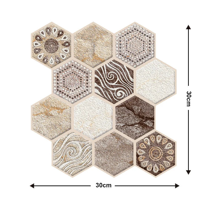 Moisture-proof brick wallpaper sticker for kitchen and bathroom walls