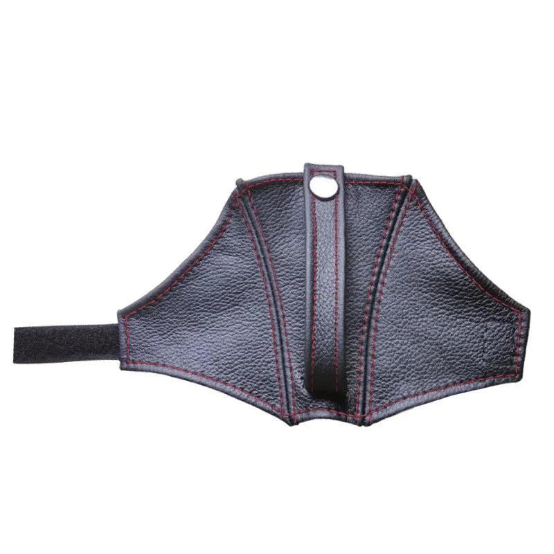 Genuine leather racing seat belt cover for bucket seats in multiple colour options