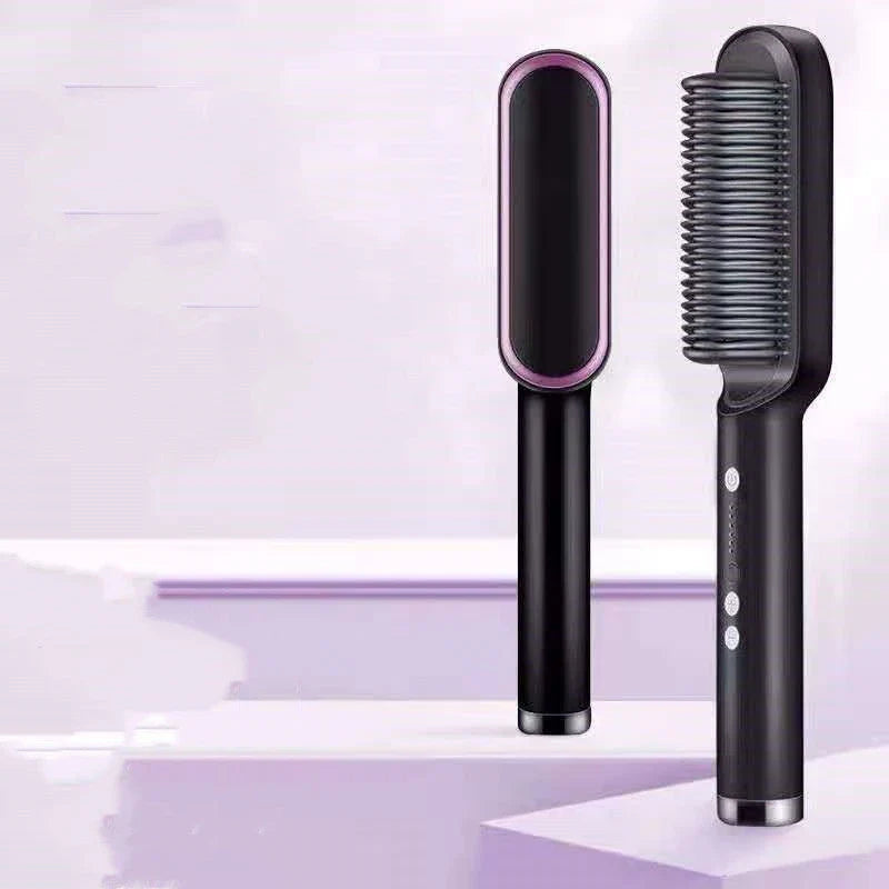 2-in-1 Hair Styler with Tourmaline Ceramic Heating, Intelligent Temperature Control, and Negative Ion Technology