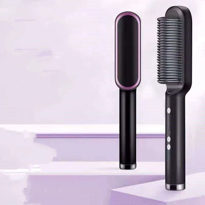 2-in-1 Hair Styler with Tourmaline Ceramic Heating, Intelligent Temperature Control, and Negative Ion Technology