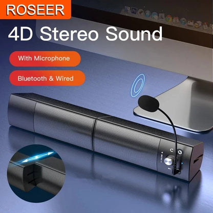 Wireless subwoofer speaker with Bluetooth, microphone, and premium audio technology for an immersive entertainment experience