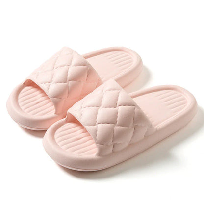 Comfortable home slippers with non-slip soles, featuring breathable and waterproof EVA material in a variety of stylish colors.