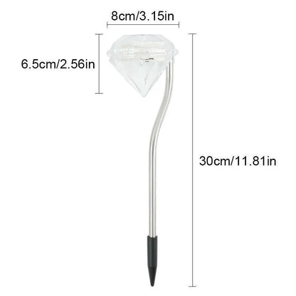 Solar-powered garden spotlight with adjustable angle and IP55 waterproof rating for outdoor lighting