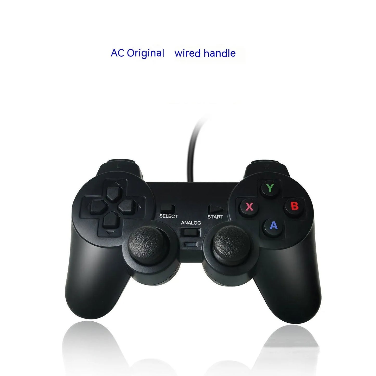 Wired USB game controller with SNES-style buttons for Super Console X retro gaming
