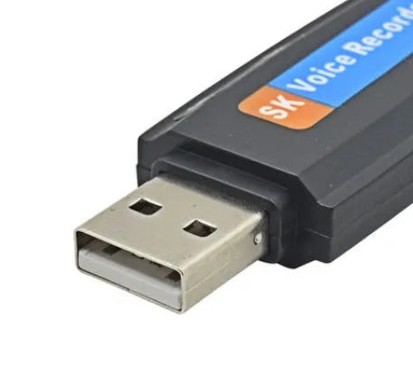 Creative gift USB flash drive with voice card function in black or white colour options
