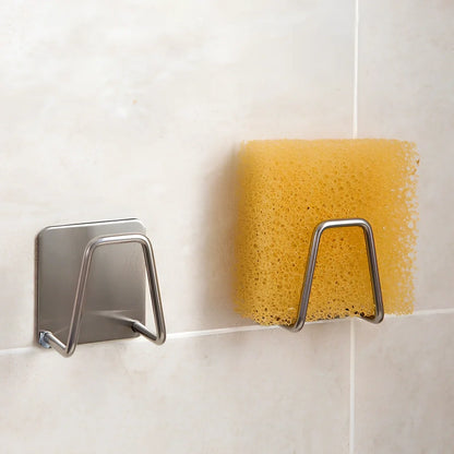 304 stainless steel sponge drain rack measuring 5.5x3.4cm with drainage channels