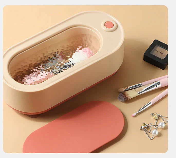 Premium ultrasonic cleaning machine for jewelry, watches, and eyewear - restores shine in just minutes