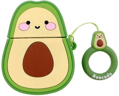 Silicone protective sleeve for Apple AirPods 1 and 2 with cartoon animal designs