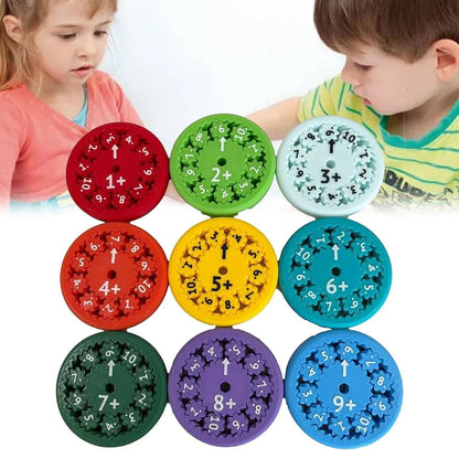 Vibrant Math Fidget Spinners for educational fun and stress relief
