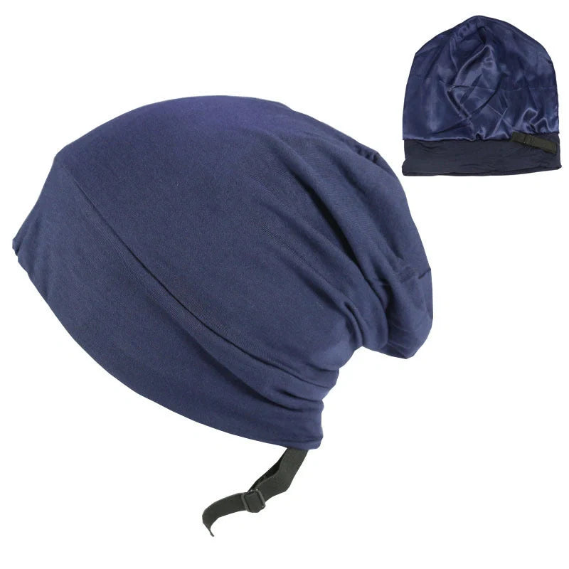 Adjustable unisex satin-lined hood in multiple colours, ideal for British spring and autumn weather