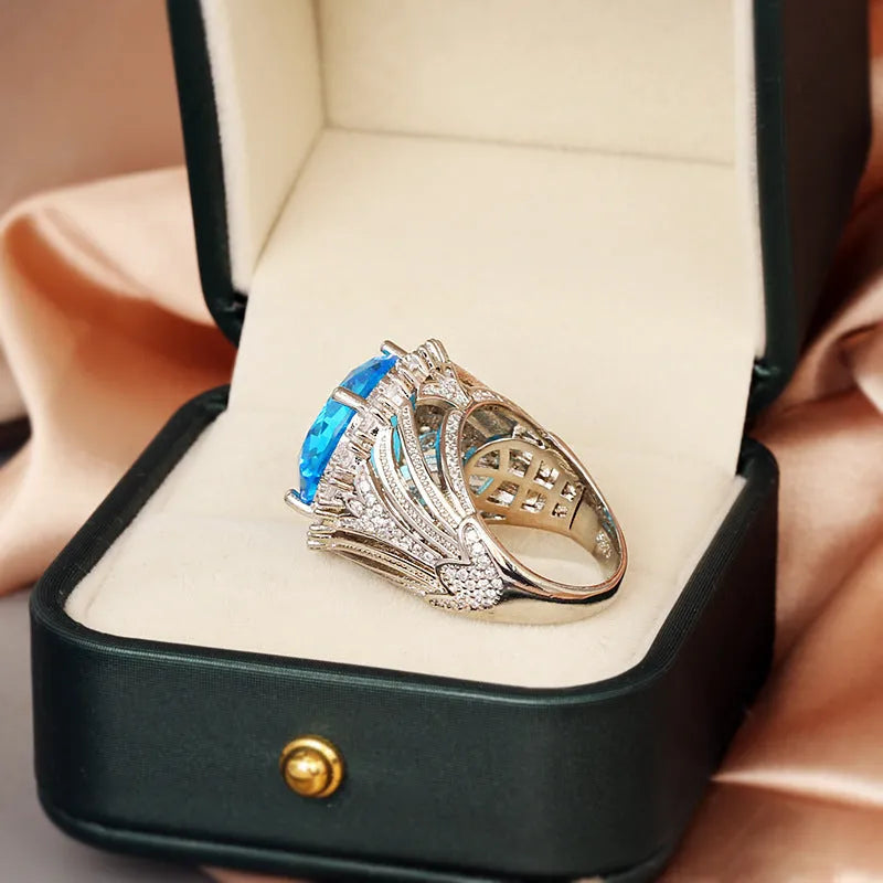 Italian court retro hollow women's ring in brass steel with KYRA0406 colour
