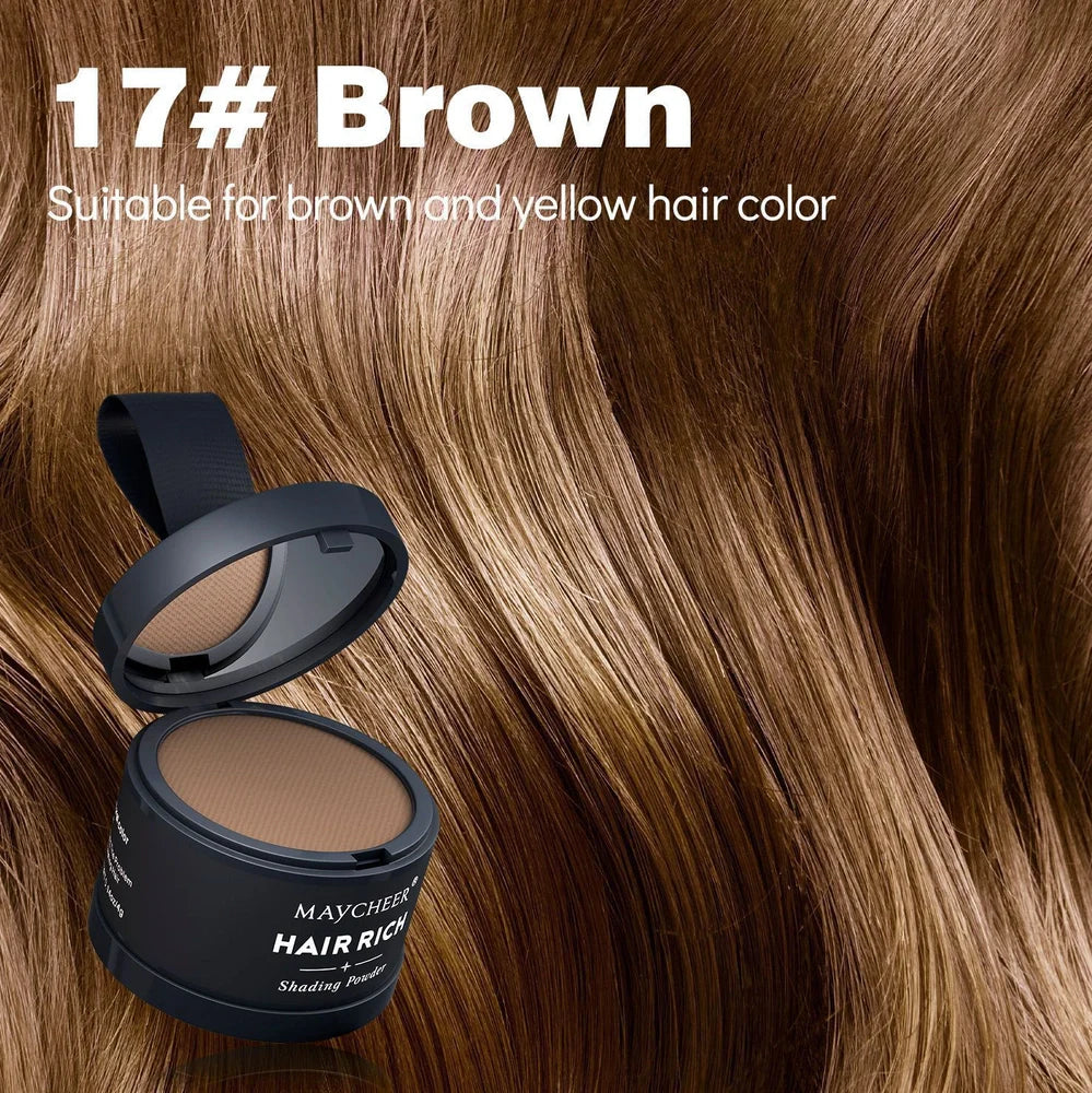 Hairline sculpting contour powder in plastic container with 4g content and waterproof properties